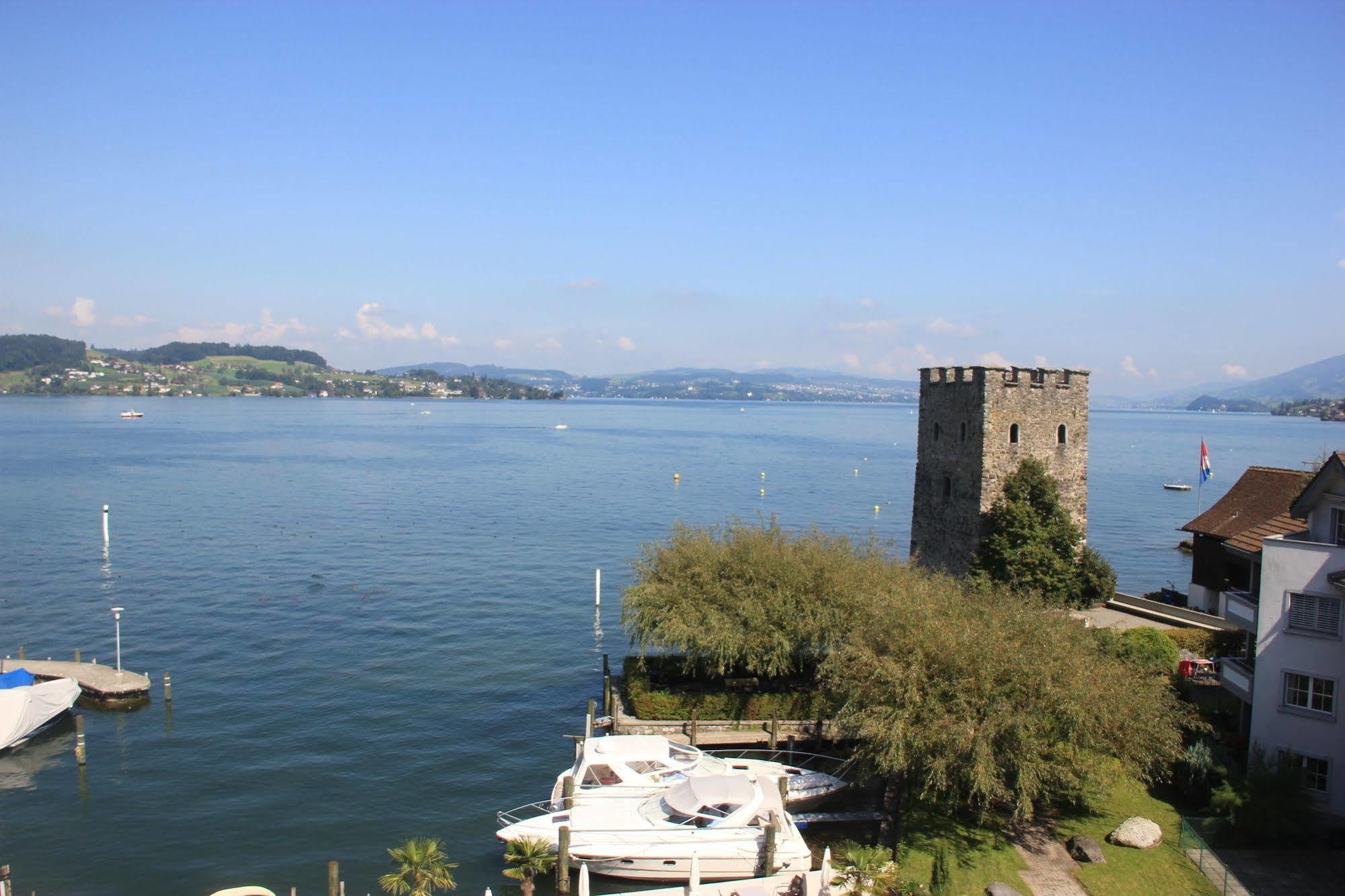 Hotel Winkelried Am See Stansstad Exteriör bild