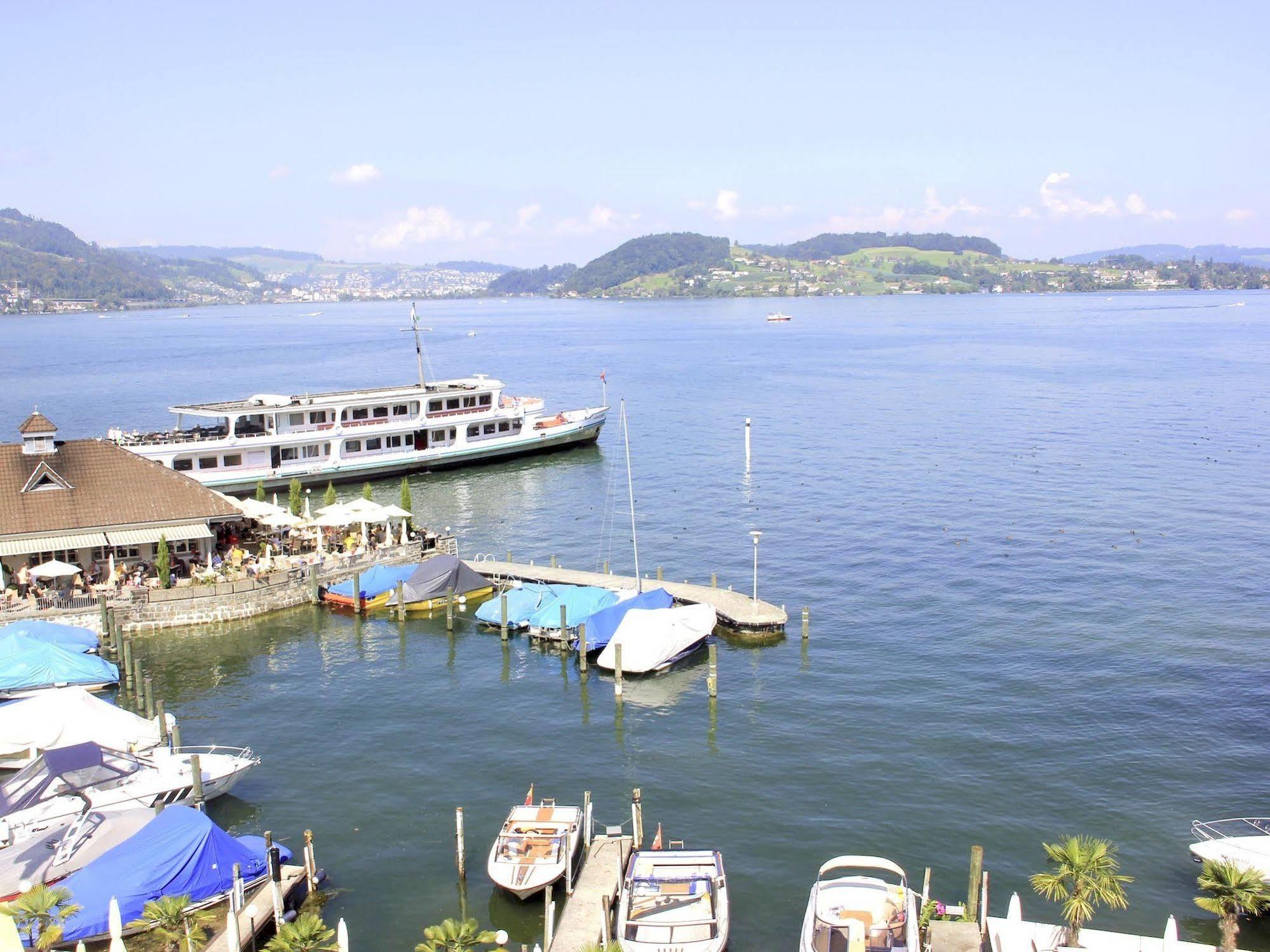 Hotel Winkelried Am See Stansstad Exteriör bild