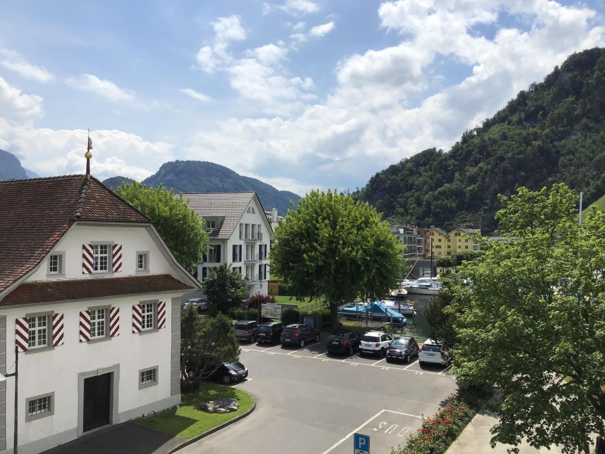 Hotel Winkelried Am See Stansstad Exteriör bild